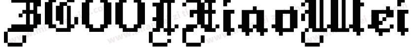 ZC00LXiaoWei Regular字体转换